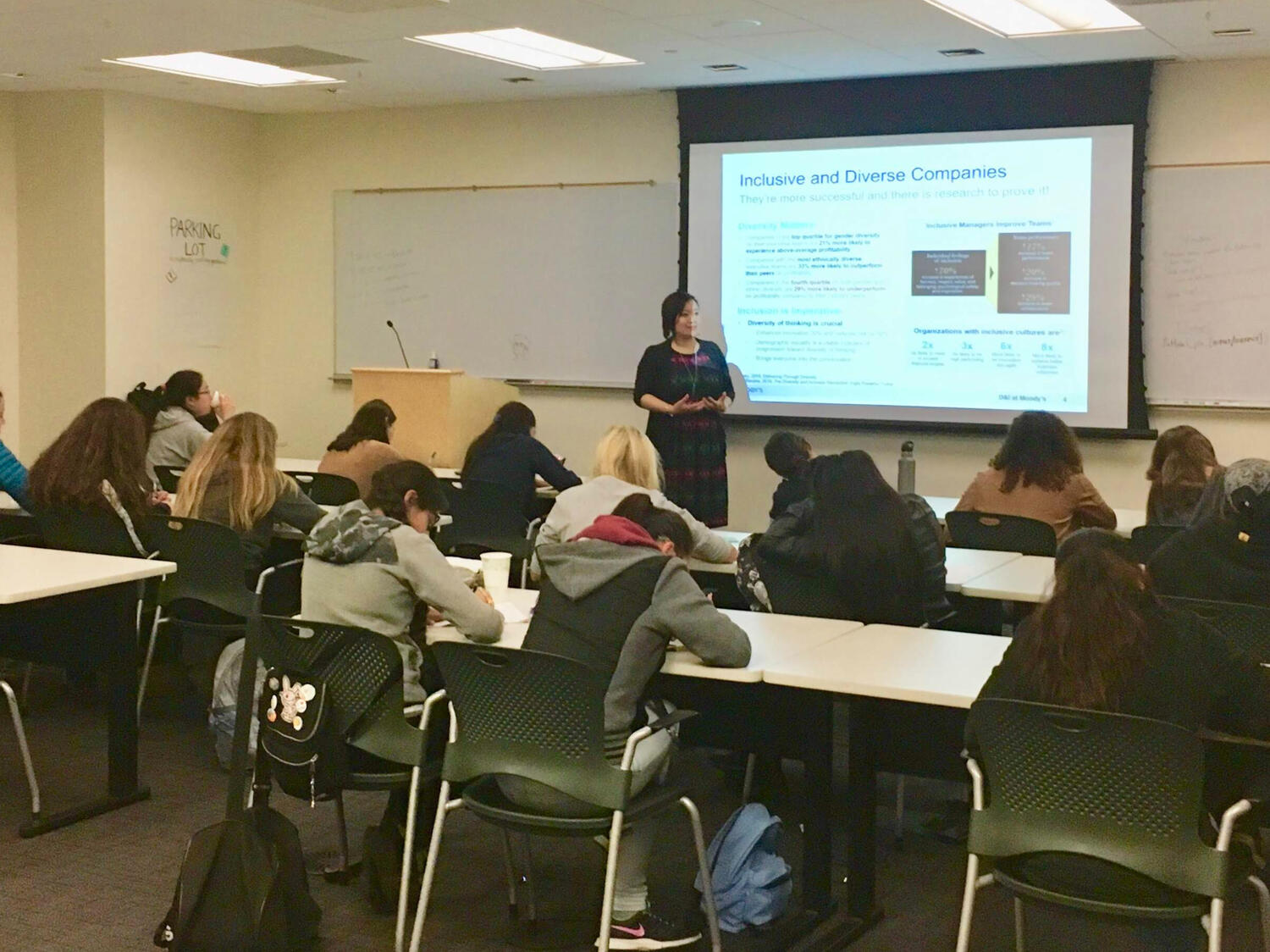 Teaching Girls Who Code about the business outcomes when DEI is valued